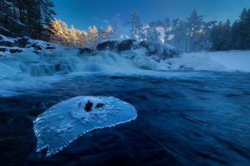 Herrefossen i Bøelva, Midt-Telemark, Telemark.