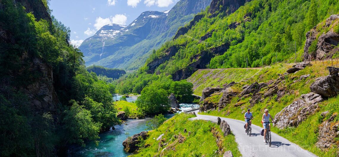 Sommer ved Høgabru i Flåmsdalen, Aurland, Vestland.<br>Bildenr 20240626-237-243.